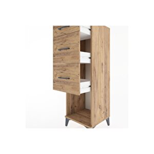 Hyperion Dolap 3 Çekmeceli 44x44x134 Çam-çam