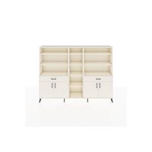 Arges Dolap 12 Raflı 2 Çekmeceli 4 Kapaklı 220x30x163 Aytaşı-aytaşı