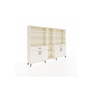 Arges Dolap 12 Raflı 2 Çekmeceli 4 Kapaklı 220x30x163 Aytaşı-aytaşı