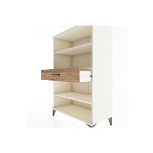 Hyperion Dolap 3 Raflı Tek Çekmeceli 88x44x134 Aytaşı-çam
