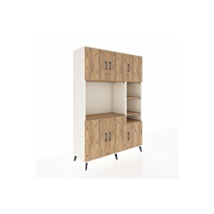 Hyperion Gardrop 10 Raflı 6 Kapaklı 132x44x195 Aytaşı-çam