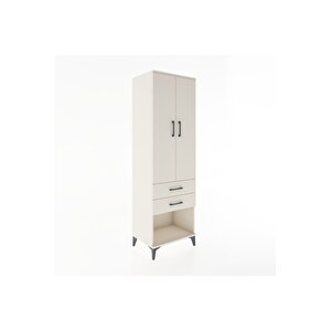 Hyperion Dolap 3 Raflı 2 Çekmeceli 2 Kapaklı 60x44x195 Aytaşı-aytaşı