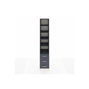 Hyperion Dolap 5 Raflı 3 Çekmeceli 44x44x243 Antrasit-antrasit