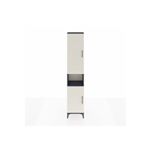 Arges Dolap 4 Raflı 2 Kapaklı Tek Askılı 44x30x221 Antrasit-aytaşı