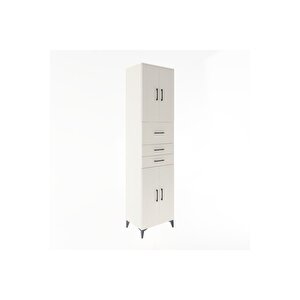 Hyperion Dolap 3 Raflı 3 Çekmeceli 4 Kapaklı 60x44x243 Aytaşı-aytaşı