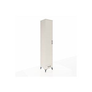 Hyperion Dolap 3 Raflı Tek Çekmeceli Tek Askılı 44x44x243 Aytaşı-aytaşı