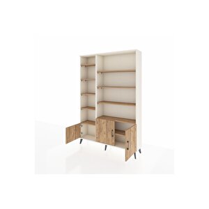 Arges Gardrop 10 Raflı 3 Kapaklı 132x30x195 Aytaşı-çam