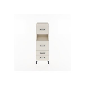 Hyperion Dolap Tek Raflı 4 Çekmeceli 44x44x134 Aytaşı-aytaşı