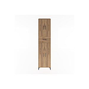 Hyperion Dolap 5 Raflı Tek Çekmeceli 4 Kapaklı 60x44x243 Çam-çam