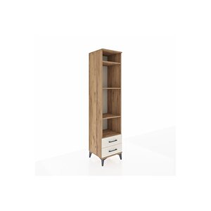 Hyperion Dolap 4 Raflı 2 Çekmeceli 44x44x195 Çam-aytaşı
