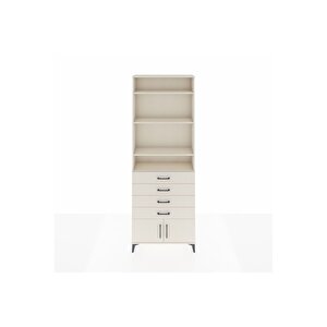 Arges Dolap 4 Raflı 4 Çekmeceli 2 Kapaklı 88x30x243 Aytaşı-aytaşı