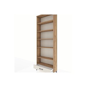 Arges Dolap 6 Raflı Tek Çekmeceli 88x30x243 Çam-aytaşı