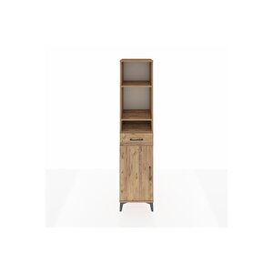 Hyperion Dolap 4 Raflı Tek Çekmeceli Tek Kapaklı 44x44x195 Çam-çam