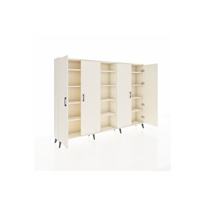 Arges Dolap 12 Raflı 4 Kapaklı 220x30x163 Aytaşı-aytaşı