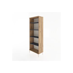 Arges Dolap 4 Raflı 60x30x163 Çam-antrasit