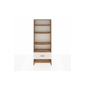 Arges Dolap 4 Raflı Tek Çekmeceli 88x30x221 Çam-aytaşı
