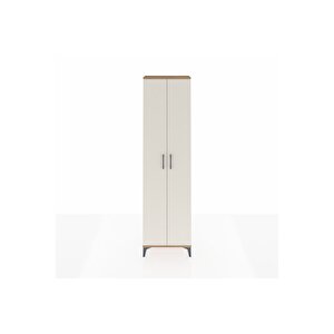 Arges Dolap 5 Raflı 2 Kapaklı 60x30x221 Çam-aytaşı