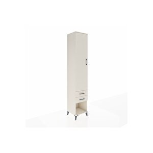 Hyperion Dolap 3 Raflı 2 Çekmeceli Tek Askılı 44x44x243 Aytaşı-aytaşı