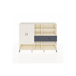 Hyperion Dolap 10 Raflı 2 Çekmeceli 2 Kapaklı 220x44x163 Aytaşı-aytaşı/antrasit