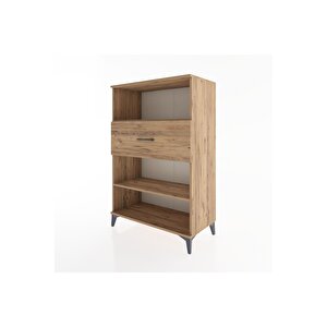 Hyperion Dolap 2 Raflı Tek Çekmeceli 88x44x134 Çam-çam