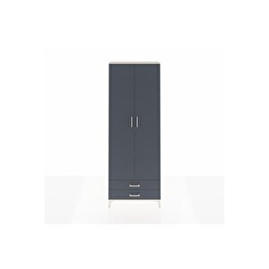 Arges Dolap 5 Raflı 2 Çekmeceli 2 Kapaklı 88x30x243 Aytaşı-antrasit