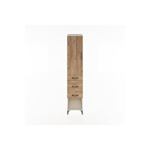 Hyperion Dolap 2 Raflı 3 Çekmeceli Tek Askılı 44x44x221 Aytaşı-çam