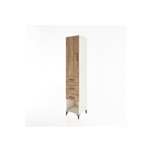 Hyperion Dolap 2 Raflı 3 Çekmeceli Tek Askılı 44x44x221 Aytaşı-çam