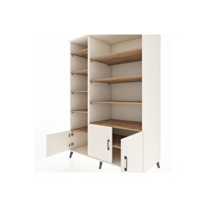 Kronos Dolap 10 Raflı 3 Kapaklı 132x59x195 Aytaşı-aytaşı/çam