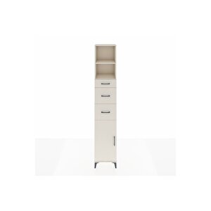 Hyperion Dolap 3 Raflı 3 Çekmeceli Tek Kapaklı 44x44x243 Aytaşı-aytaşı