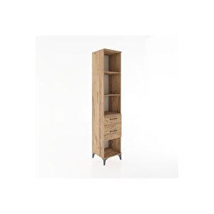 Hyperion Dolap 3 Raflı 2 Çekmeceli 44x44x221 Çam-çam