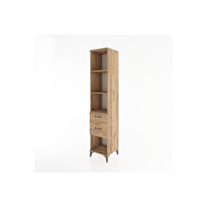 Hyperion Dolap 3 Raflı 2 Çekmeceli 44x44x221 Çam-çam