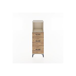 Hyperion Dolap Tek Raflı 3 Çekmeceli 44x44x134 Aytaşı-çam