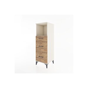 Hyperion Dolap Tek Raflı 3 Çekmeceli 44x44x134 Aytaşı-çam