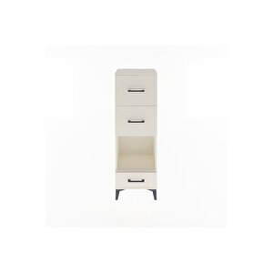 Arges Dolap Tek Raflı 3 Çekmeceli 44x30x134 Aytaşı-aytaşı