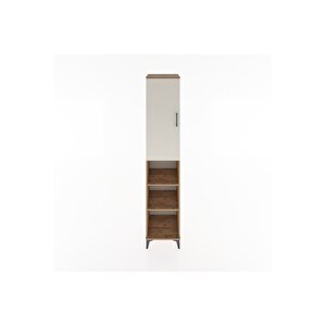 Hyperion Dolap 4 Raflı Tek Kapaklı Tek Askılı 44x44x221 Çam-aytaşı