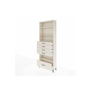 Arges Dolap 4 Raflı 5 Çekmeceli 88x30x243 Aytaşı-aytaşı