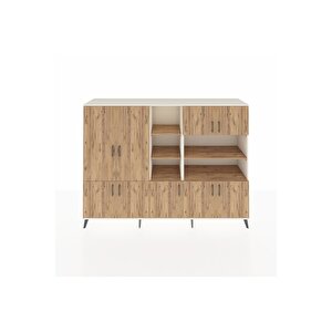 Hyperion Dolap 14 Raflı 9 Kapaklı 220x44x163 Aytaşı-çam