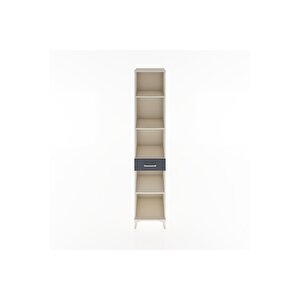 Hyperion Dolap 4 Raflı Tek Çekmeceli 44x44x221 Aytaşı-antrasit