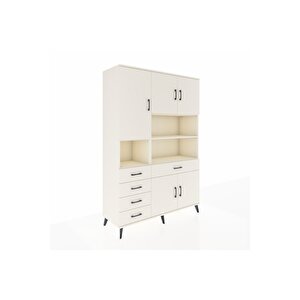 Hyperion Gardrop 9 Raflı 5 Çekmeceli 5 Kapaklı 132x44x195 Aytaşı-aytaşı