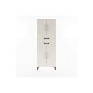 Arges Dolap 3 Raflı 2 Çekmeceli 4 Kapaklı 60x30x163 Aytaşı-aytaşı