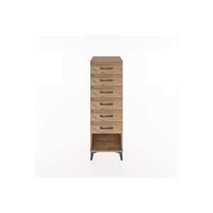 Hyperion Dolap 6 Çekmeceli 44x44x134 Çam-çam