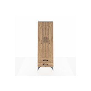 Arges Dolap 5 Raflı 2 Çekmeceli 2 Kapaklı 60x30x182 Aytaşı-çam