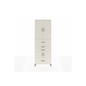 Arges Dolap 4 Raflı 4 Çekmeceli 4 Kapaklı 88x30x243 Aytaşı-aytaşı
