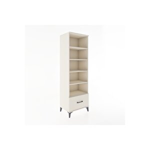 Hyperion Dolap 5 Raflı Tek Çekmeceli 60x44x195 Aytaşı-aytaşı