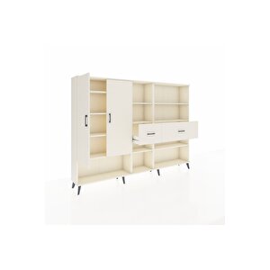 Arges Dolap 10 Raflı 2 Çekmeceli 2 Kapaklı 220x30x163 Aytaşı-aytaşı