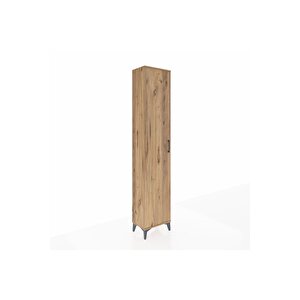 Arges Dolap 5 Raflı Tek Kapaklı 44x30x221 Çam-çam