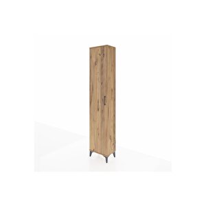 Arges Dolap 5 Raflı Tek Kapaklı 44x30x221 Çam-çam