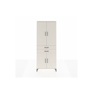 Arges Dolap 4 Raflı 2 Çekmeceli 4 Kapaklı 88x30x221 Aytaşı-aytaşı