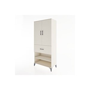 Hyperion Dolap 2 Raflı Tek Çekmeceli Tek Askılı 88x44x195 Aytaşı-aytaşı