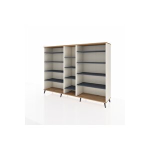 Hyperion Dolap 11 Raflı  220x44x163 Aytaşı-çam/antrasit